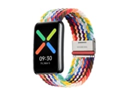 PROBANDS Correa Pulsera Trenzada Flexible para Oppo Watch Free Multicolor