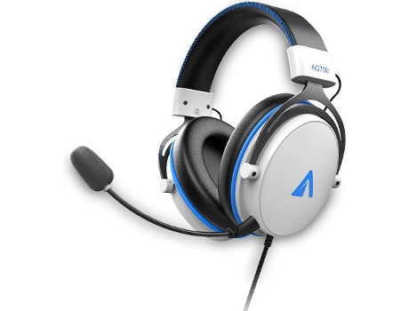 Auriculares Abysm Ag700 pro blanco no 7.1 sonido envolvente de juego gaming para pc playstation xbox one nintendo switch android y io