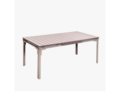 KLYFTAN Mesa plegable de exterior extensible beige de 180 a 240 cm VIVA