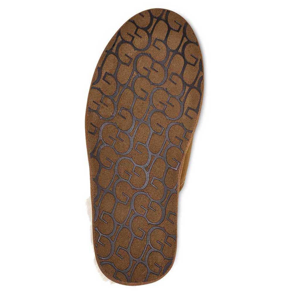 Ugg Scuff Zapatillas de estar por casa para hombre chanclas cuero gamuza 45