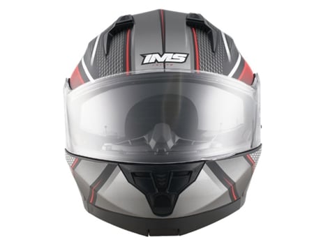 Casco IMS Motociclismo Modular Aquila 1 Negro Rojo (S)