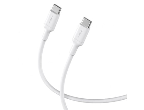 Cable para Apple iPhone 15 Plus LEKUS Tipo C 60W 3.0A Blanco