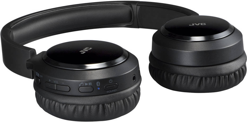 Auriculares Bluetooth JVC HA-S80BN-B-E (Over ear - Micrófono - Negro)