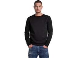 Sudadera Básica G-STAR Punto Hombre (L - Negro)