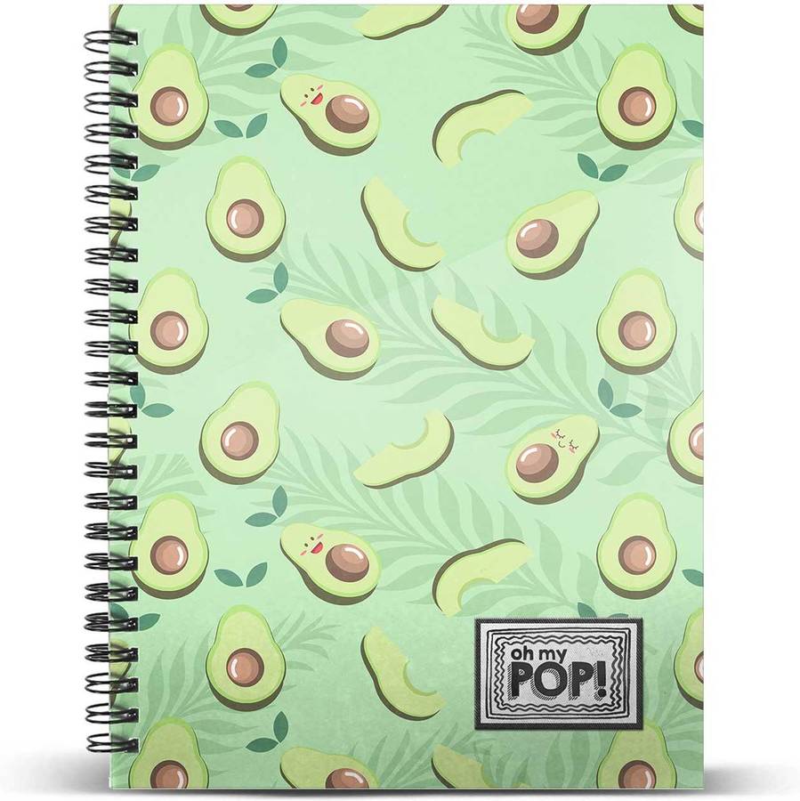 Oh My Pop awacatecuaderno papel cuadriculado din a5 00869