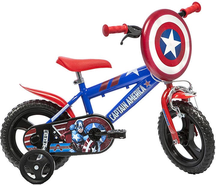 Bicicleta MARVEL CAPTAIN AMERICA Azul (Edad Minima: 3 años - 12")