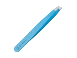 Pinza De Afeitar Premax Punta Sesgada Acero Inoxidable Azul 9 Cm