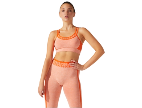 Sujetador Deportivo para Mujer ASICS Naranja para Fitness (M)