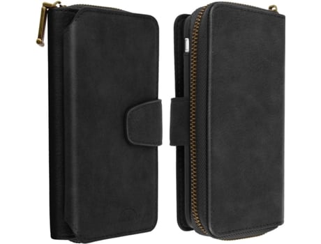 Funda iPhone 7 AVIZAR FOLIO-WAL-BK-7L Negro