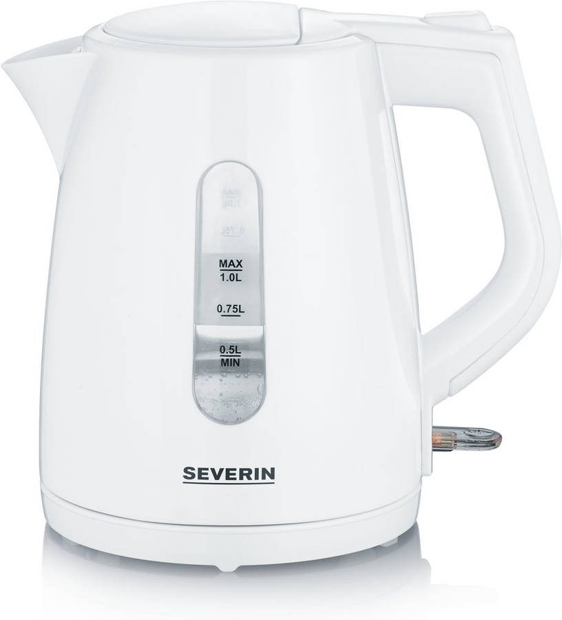 Hervidor Eléctrico SEVERIN WK 3411 (2200 W - 1 L - Blanco)