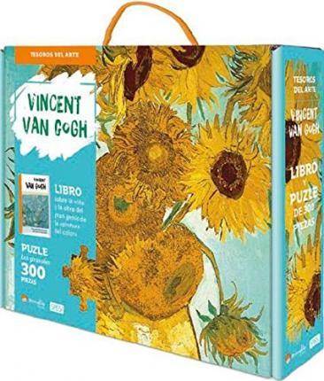 Van Gogh Los girasoles libro puzle vincent tesoros del arte. edic. ilustrado español tapa dura vicent pesavento