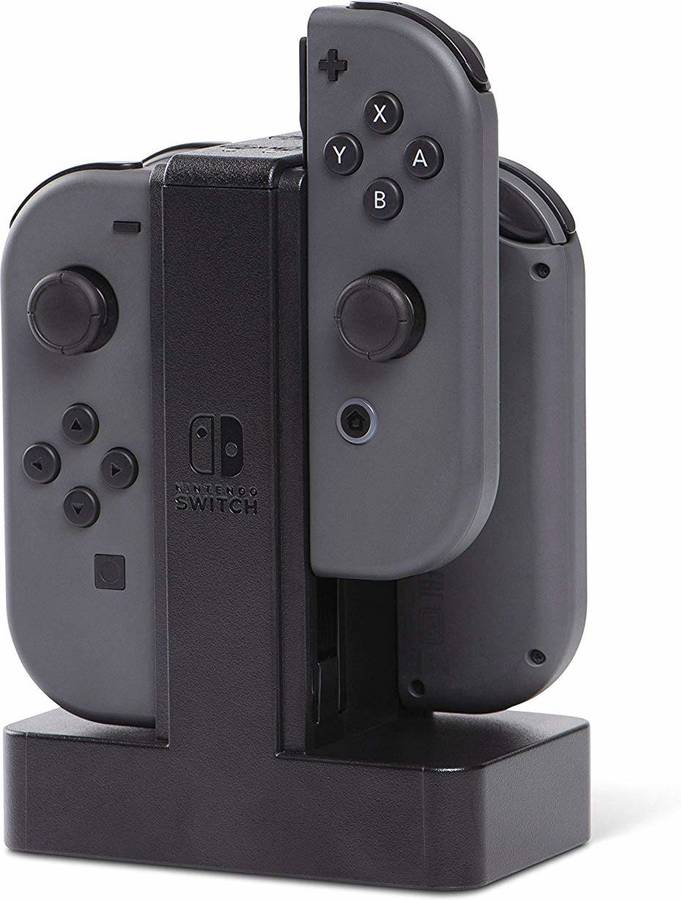 Cargador Mandos Joy-Con Nintendo Switch POWER A Dock Negro