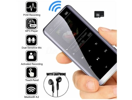 Lector MP3/4 OHPA D430 Negro 16G-Bluetooth 