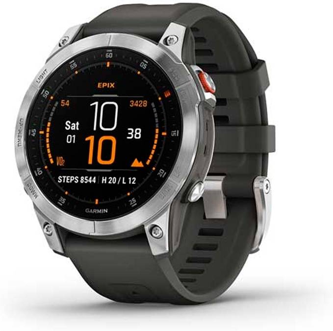 Reloj Deportivo GARMIN Fenix Epix (Bluetooth - Hasta 16 días de autonomia - Gris)