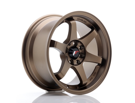 Llanta Japan Racing Jr3 15''X8 Et 25 4X108 4X100 Cb 73,1 Bronce