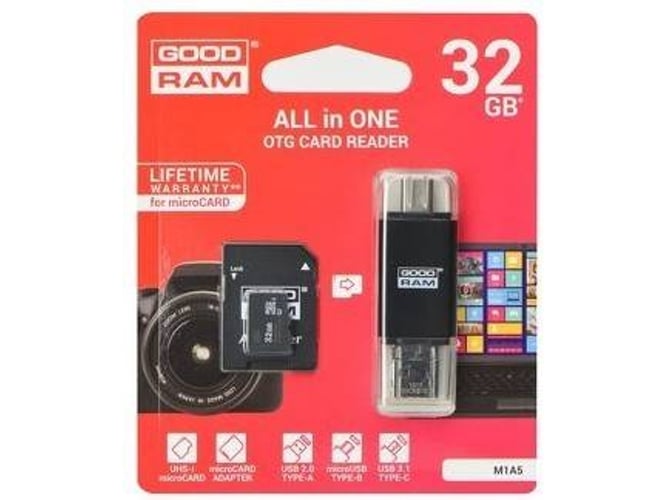 Tarjeta de Memoria GOODRAM 32 GB MicroSD