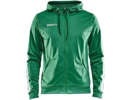 Abrigo para Hombre CRAFT Pro Control Verde para Fútbol (M)