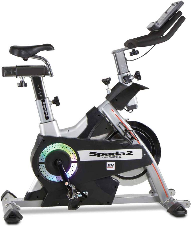 Bicicleta de Spinning BH FITNESS  i.Spada II H9355I (Negro - 116x59x130cm - Volante: 20 kg - Hasta 130 kg)