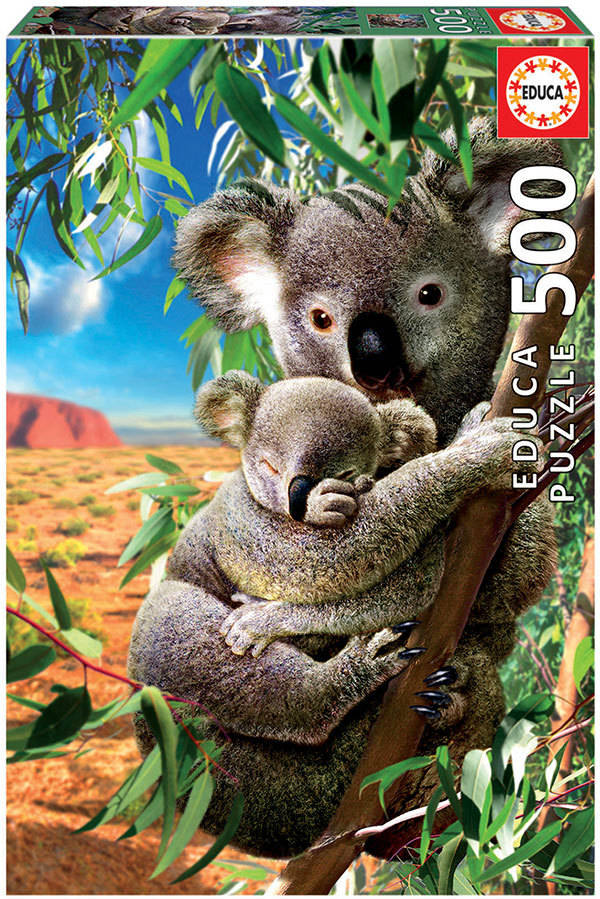 Puzzle EDUCA 500 Koala Con Su Cachorro (Edad Mínima: 12 Años - 500 Piezas)