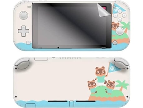 Kit Skin Adhesivo + Protector de Pantalla Animal Crossing (Nintendo Switch Lite)