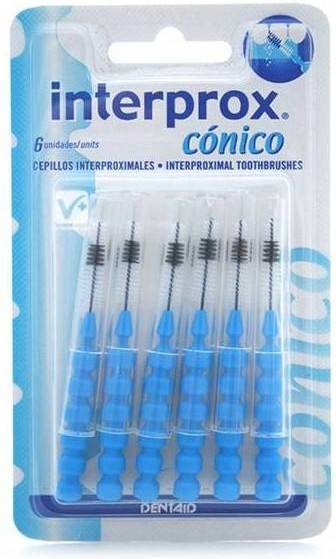 Cepillo Interdental INTERPROX Conical 6 Unidades (4 g)