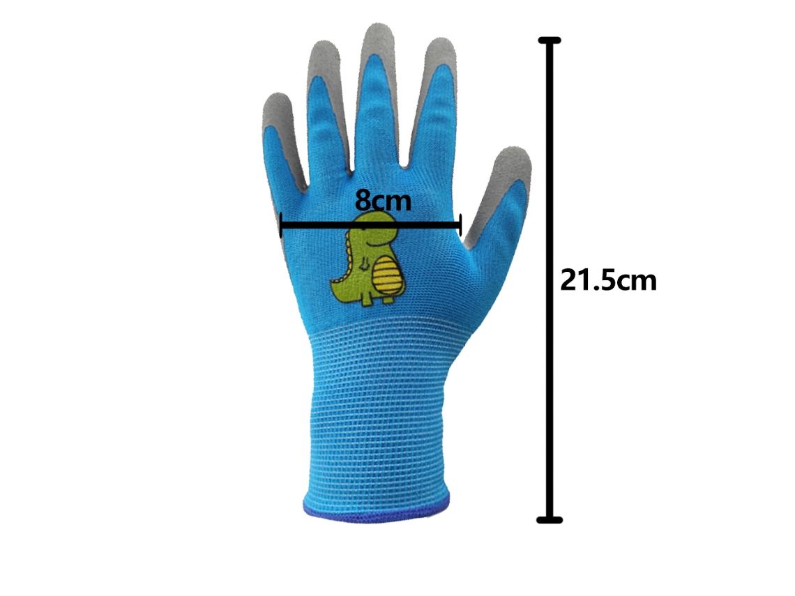 3 pares de guantes de jardinería para niños de 2 a 13 años