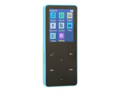 Reproductor MP3 Bluetooth YIZHOOD JS04 1.8Inch HiFi Loseless 8GB (Azul)