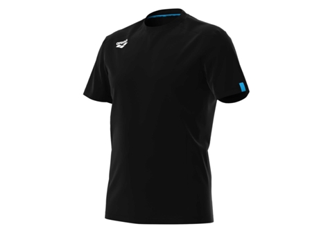 Camiseta Unisex para Natación ARENA Team Panel Negro (M)