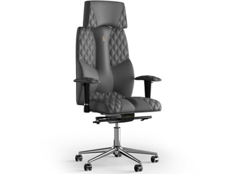 Silla de Oficina KULIK SYSTEM Business Stitching PU Cuero (Cinzento -130x50x50cm)