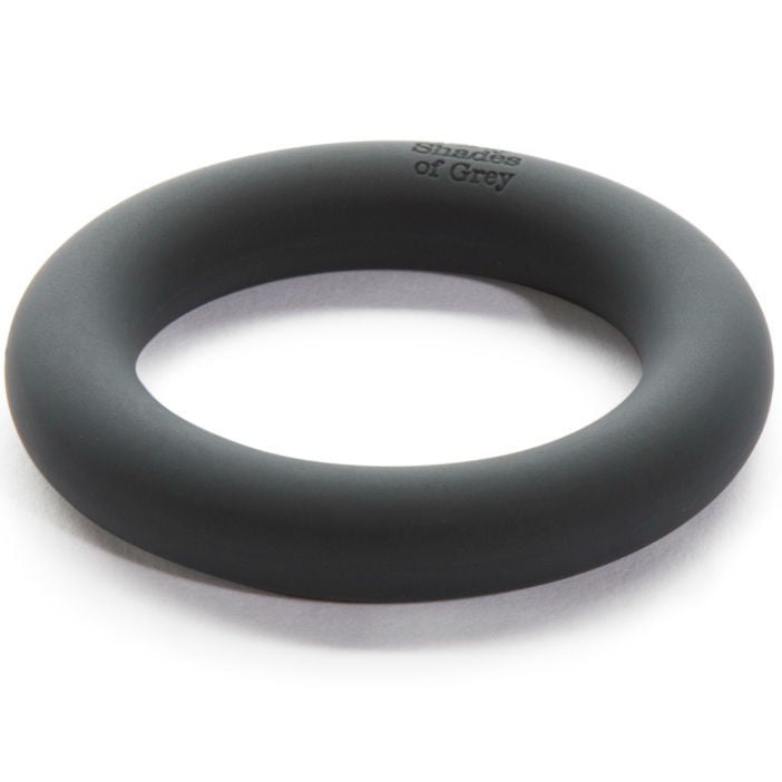 Estimulador FIFTY SHADES OF GREY TOYS Anillo Silicona (Negro)