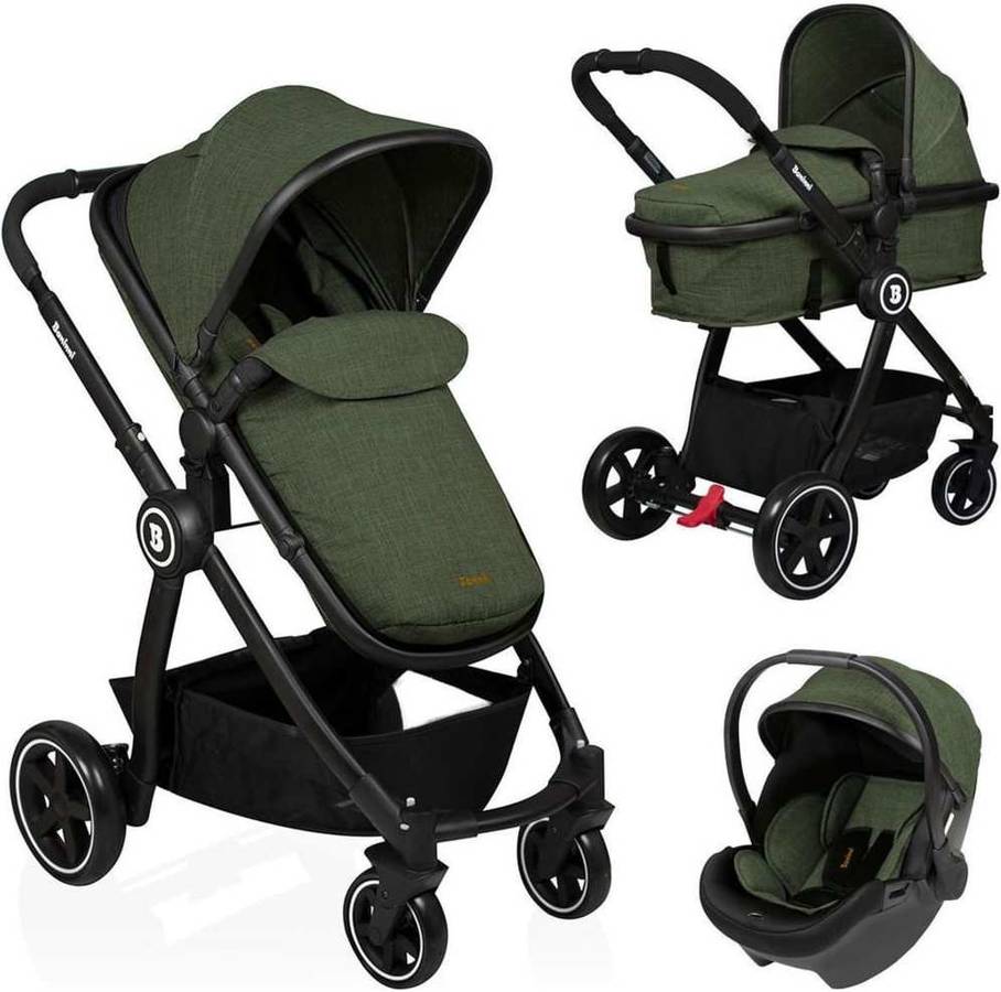 Silla de Paseo BANINNI Otto 3-In-1 Verde Oliva