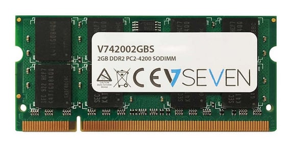 Memoria RAM DDR2 V7 V742002GBS (1 x 2 GB - 533 MHz - CL 4 - Verde)