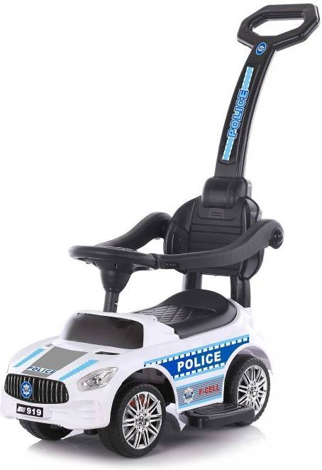 Carrito de Bebé CHIPOLINO con Mango Parental Police Blanco (+18 Meses)