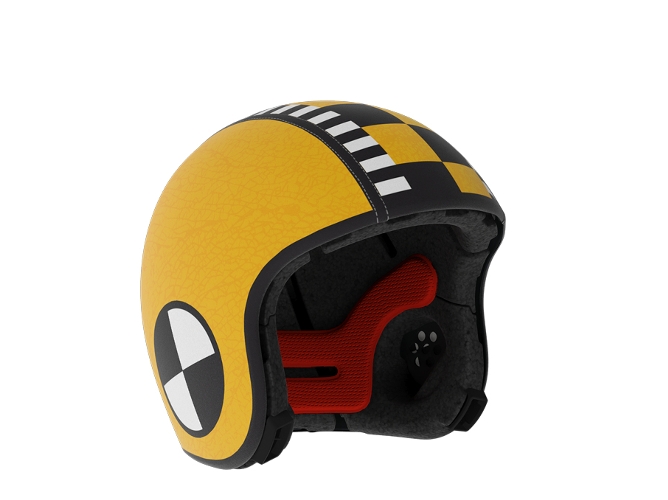 Egg Huevo Cubriendo para un casco niño modelo sam amarillo tamaño skin