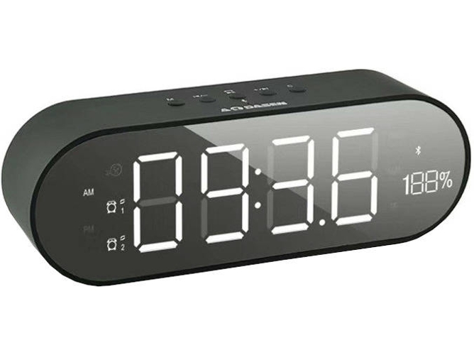 Reloj Despertador RITTEREC Dual Negro