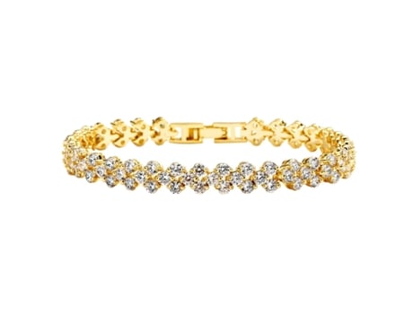 Pulsera Clásica con Strass - Oro