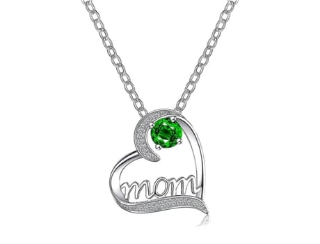 Corazón mamá collar colgante para mamá regalo de joyería del día de la madre