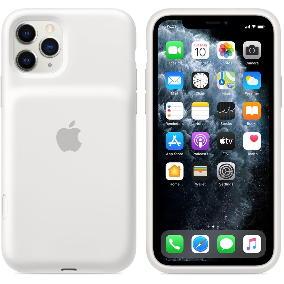 Funda Apple Smart battery case para el iphone 11 pro exterior de silicona blanco carga carcasa mwvm2zma 147 5.8