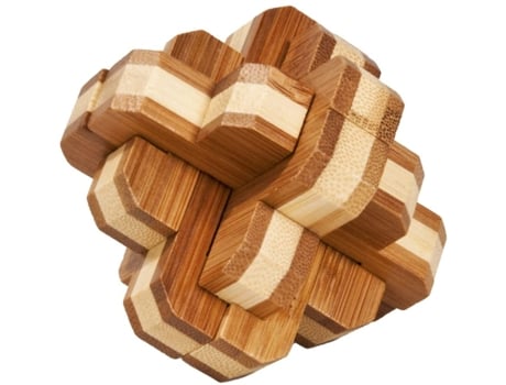 Puzzle FRIDOLIN (Madera - Marrón - 9 x 8.5 x 9 cm)