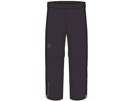 Pantalones para Hombre BLACK DIAMOND Stormline Stretch Full Zip Rain Negro para Montaña (M)