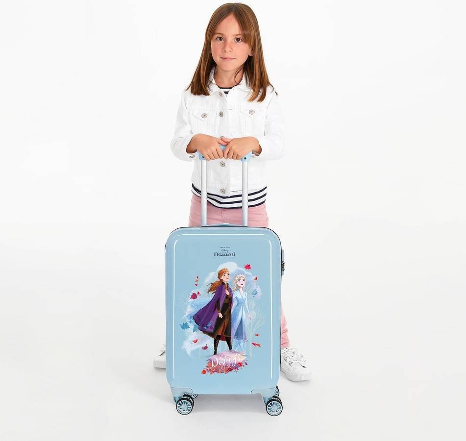 Maleta de Viaje DISNEY Frozen Azul (55 cm)