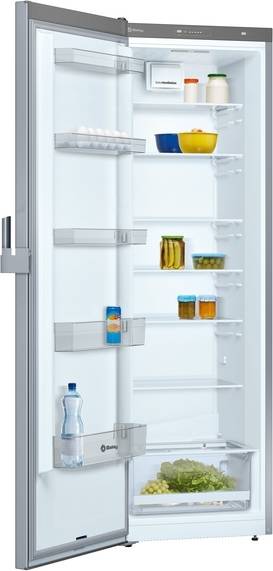 Frigorífico 1 puerta BALAY 3FCE563XE (Circulación dinámica - 186 cm - 346 L - Inox)