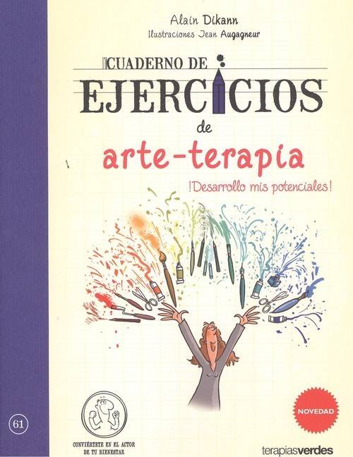 Cuaderno De Ejercicios arteterapia terapias tapa blanda libro español