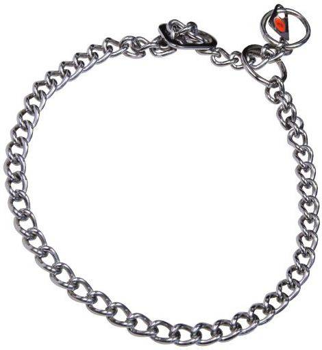 Collar para Perros HS SPRENGER Elo con Argola Diapositiva Acero Inoxidable Plateado (0.25 x 45 cm)