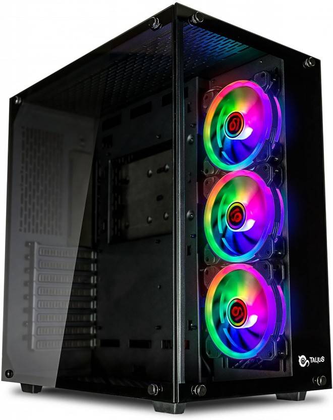 Caja PC TALIUS Cronos RGB (Tower - Negro)