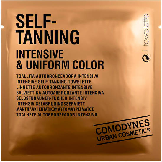 Comodynes Toallitas Autobronceadoras natural para todo tipo de pieles dha 100 self