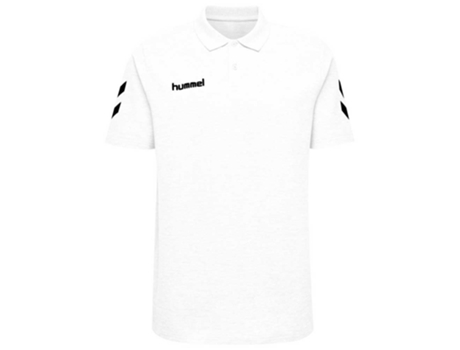 Polo de Hombre para Fútbol HUMMEL Go Algodón Blanco (M)