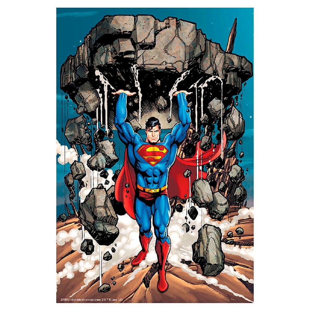 Puzzle Dc Superman strength 300 piezas 2d prime 3d quebracabeça