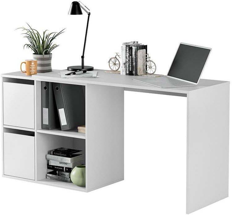 Mesa de Escritorio HABITDESIGN Adapta  (Blanco Artik  - Melamina - 120 x 74 x 77 cm)