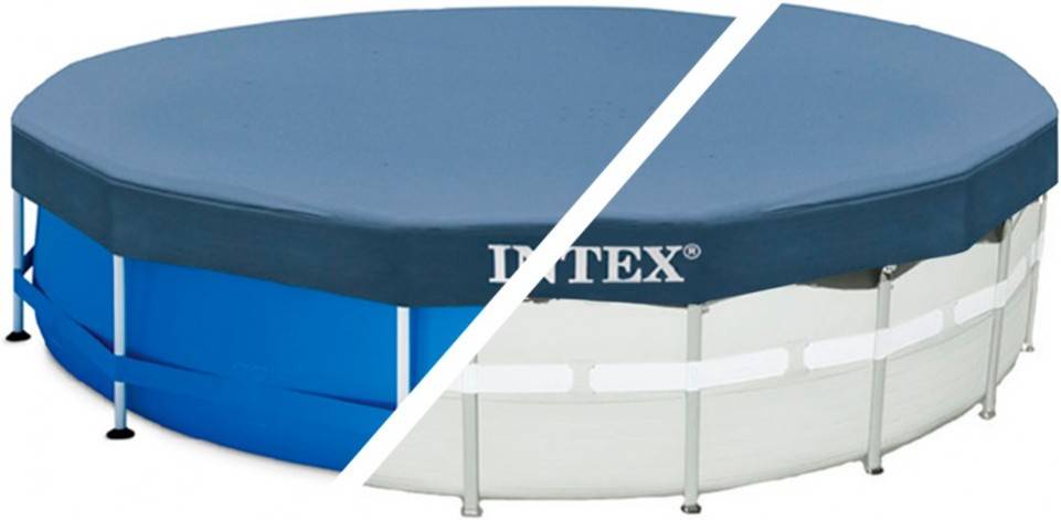 Cubierta para Piscina INTEX Metálica (Diámetro: 457 cm)